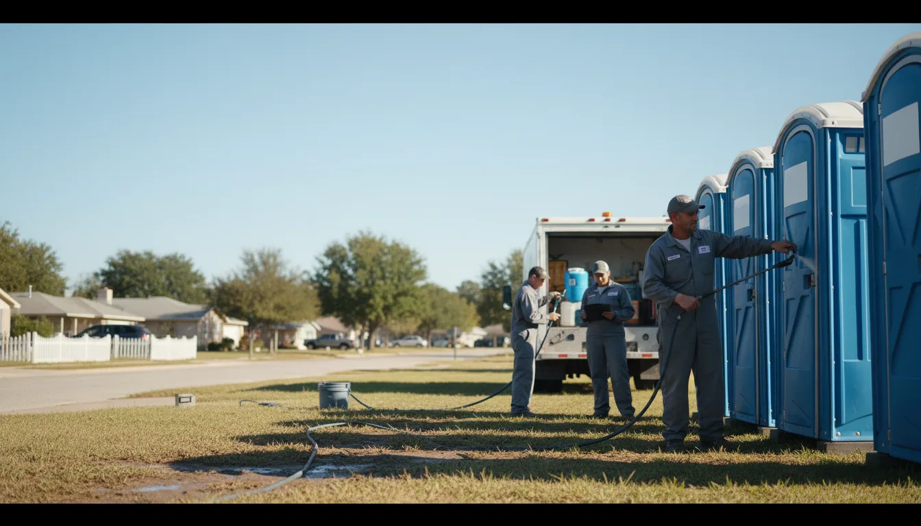 Long-Term Portable Toilet Rental in Buchanan Dam, TX near me